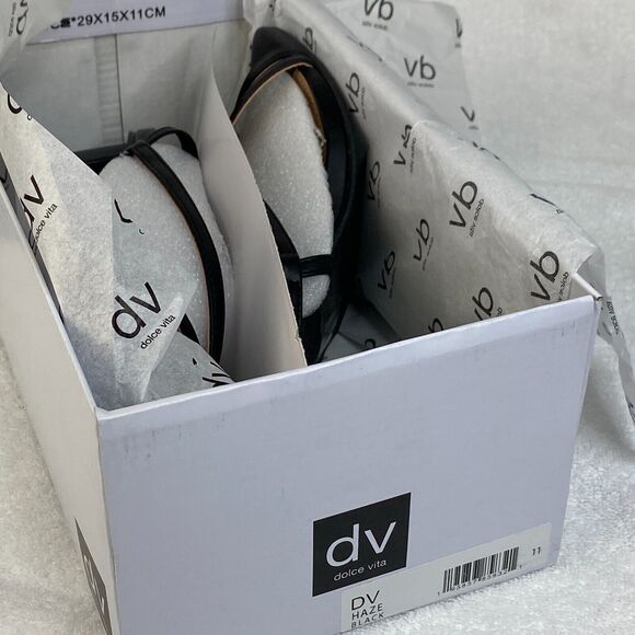 DV Dolce Vita Womens Sandals 11 Haze Strappy Lace Block-Heel Dress - Picture 2 of 11